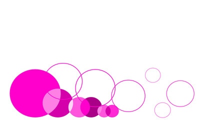 abstract background with pink circles