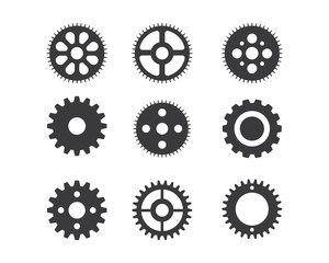 Gear Logo Template vector icon illustration