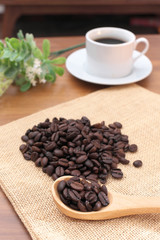 コーヒーと珈琲豆