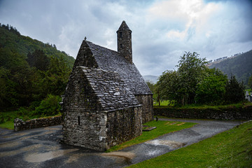 Ancient church in Glendalough, Ireland