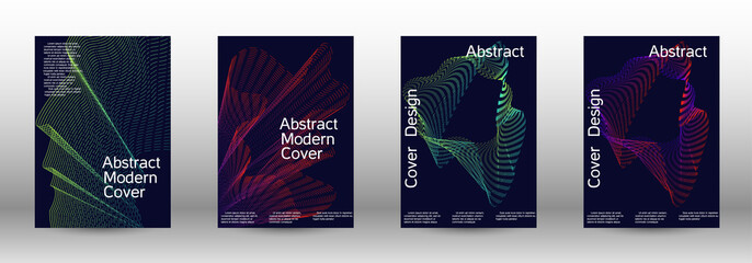 Cover design template set 