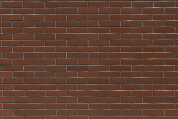 茶色のタイル壁