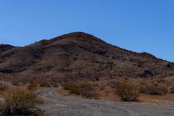 Fototapeta na wymiar desert mountain