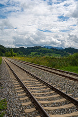 Fototapeta premium Bahnschienen