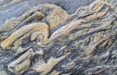 Stoneware with abstract shapes from the crystallization of volcanic rock create unique in the...