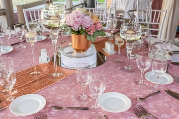 table set for dinner