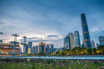 Guangzhou City Architecture, China