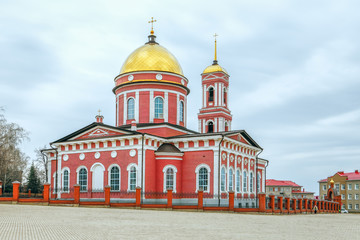 Fototapeta na wymiar Holy Trinity Russian Orthodox Cathedral.Birsk.Bashkortostan.Russia
