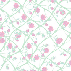 seamless pattern with flowers