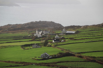 Fototapeta na wymiar Irish Landscape Scenery on the Ring of Kerry Ireland