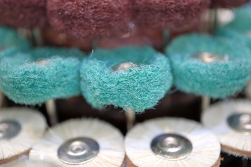 Grinding head. Engraver. Engraving tool. Tool for the manufacture of dentures. Dental equipment.