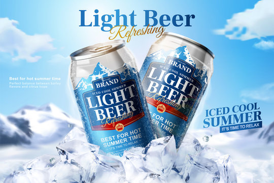 Summer light beer ads