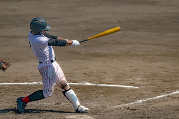 高校野球試合風景