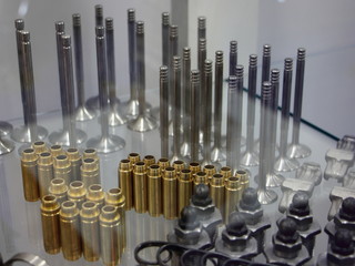 Car engine repair spare parts - new guides sleeves of Valves, valve tappet pushers, valves, head of...