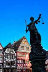 Fototapeta premium Frankfurt Germany, Historic Romerberg Square