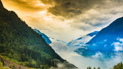 Fjord landscape in Norway