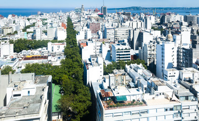 View of Montevideo streets