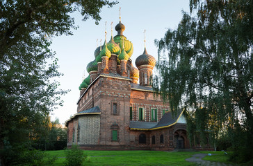 Fototapeta na wymiar Saint John the Baptist church in Tolchkovo