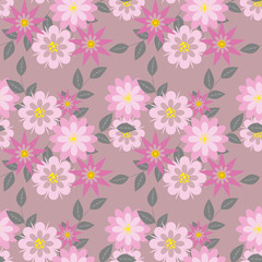 Fashionable pattern in small flowers. Floral seamless background for textiles, fabrics, covers, wallpapers, print, gift wrapping and scrapbooking. Raster copy.