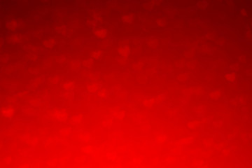 Red Abstract Valentines Day Heart Background