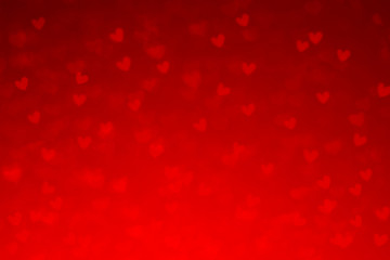 Red Hearts Valentines Day Background