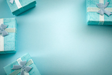 Merry Christmas, Happy Holiday Season  and give back conceptual idea with border or frame made of...