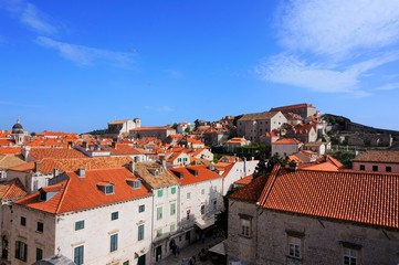 Naklejka premium the old city of Dubrovnik, Croatia