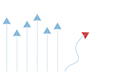 arrow on white background