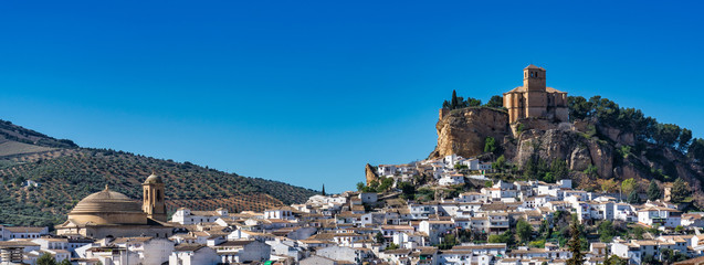 Montefrio in the Granada region of Andalusia in Spain - obrazy, fototapety, plakaty
