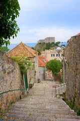 Fototapeta na wymiar the old town of Dubrovnik, Croatia