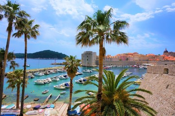 the Banje Beach in Dubrovnik