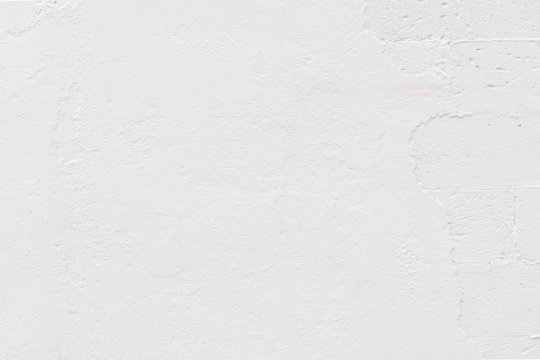 Surface white rough wall tecture background. Rough plaster or cement and concret for Wallpaper web .