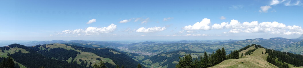 Panorama-Aussicht vom Speer