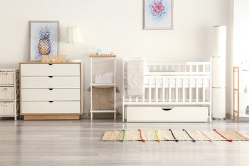 Interior of modern children's room