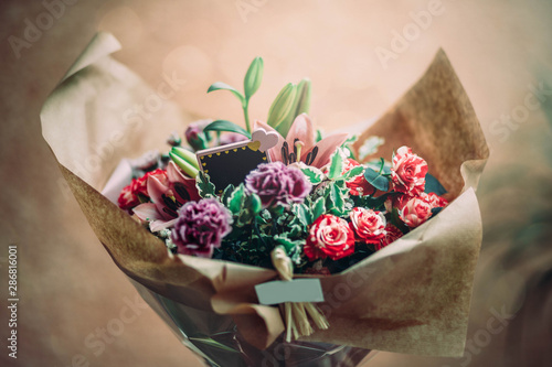 Bouquet De Fleurs Pour La Fête Des Mères Stock Photo And