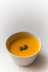 かぼちゃのプリン　home made delicious pumpkin pudding