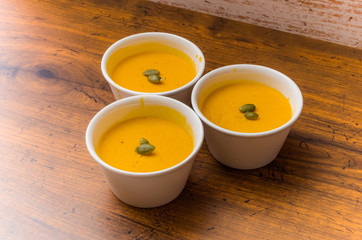 かぼちゃのプリン　home made delicious pumpkin pudding