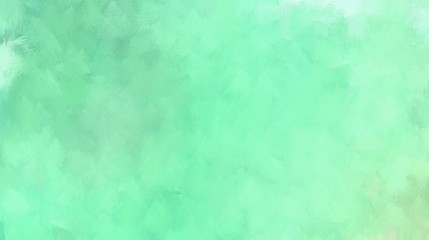 Obraz na płótnie Canvas abstract background with space for text or image. aqua marine, tea green and medium aqua marine colored illustration. use painted graphic it as wallpaper, graphic element or texture