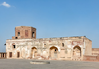 Kala Burj Black Pavilion in the Lahore Fort, Lahore, Punjab, Pakistan. UNESCO World Heritage Cite.
