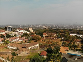 Africa, vista aerea de Bujumbura, Burundi