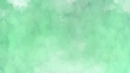 Obraz premium elegant cloudy painting texture. pale green, tea green and pale turquoise colored illustration. use it e.g. as wallpaper, graphic element or texture
