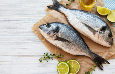 Fresh fish dorado