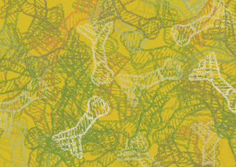 abstract colorful Veggies and fruits illustration background.