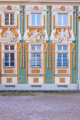 Fassade der Fürstbischölichen Residenz in Bruchsal/Deutschland