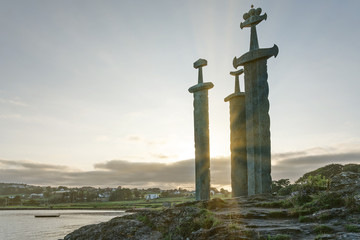 Swords in Rock is a commemorative monument in the Hafrsfjord neighborhood of Madla, a borough of...