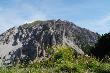 Panorama auf der Bergwanderung