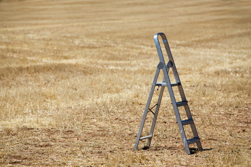 Challenge-Objective concept. Ladder up