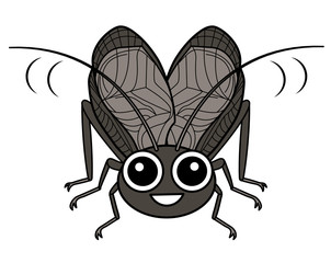 スズムシ キャラクター イラスト クリップアート