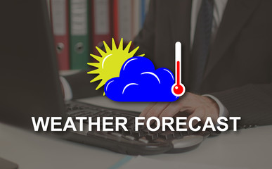 Concept of weather forecast