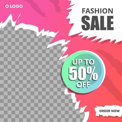 Social Media Post Sale Banner Modern Design